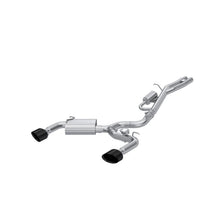 Load image into Gallery viewer, T304 Stainless Steel 3 Cat-Back Dual Split Rear with Oval Black Chrome Tips-Axle Back-MBRP-882963133236-