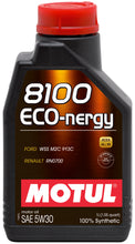 Load image into Gallery viewer, Motul 1L Synthetic Engine Oil 8100 5W30 ECO-NERGY - Ford 913C Motul