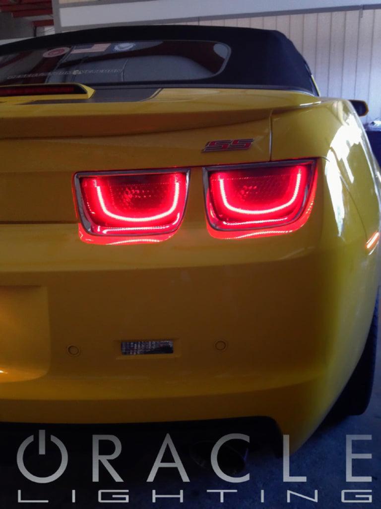 Oracle Chevy Camaro 10-13 Afterburner 2.0 Tail Light Halo Kit - Red ORACLE Lighting