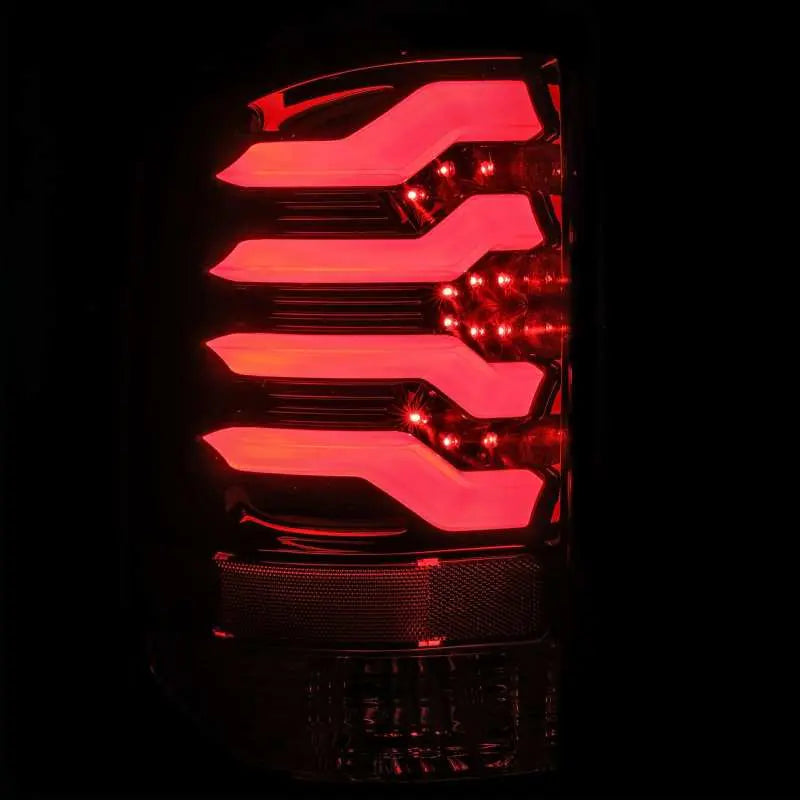 AlphaRex 14-18 GMC Sierra 1500 PRO-Series LED Tail Lights Red Smoke AlphaRex