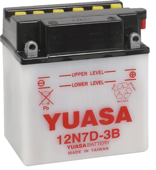 Yuasa 12N7D-3B Conventional 12 Volt Battery-Batteries-Yuasa Battery