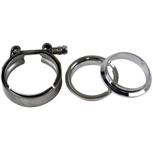 Load image into Gallery viewer, Granatelli 3.0in Mild Steel Mating Male to Female Flanges w/V-Band Clamp Granatelli Motor Sports