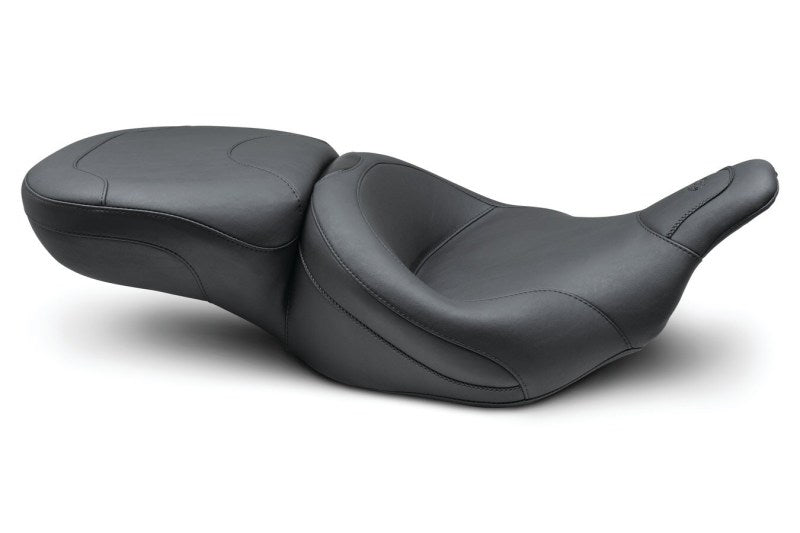 Mustang 97-07 Harley Electra Glide, Road Glide Wide Touring 1PC Seat - Black Mustang Motorcycle