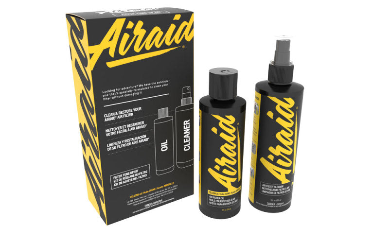 Airaid Renew Kit - 12oz Cleaner / 8oz Squeeze Oil - Yellow Airaid