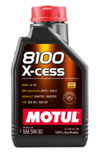 Load image into Gallery viewer, Motul Synthetic Engine Oil 8100 5W30 X-CESS 1L Motul