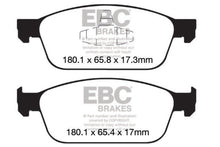 Load image into Gallery viewer, EBC 12-18 Ford Focus ST Bluestuff Front Brake Pads-Brake Pads - Racing-EBC