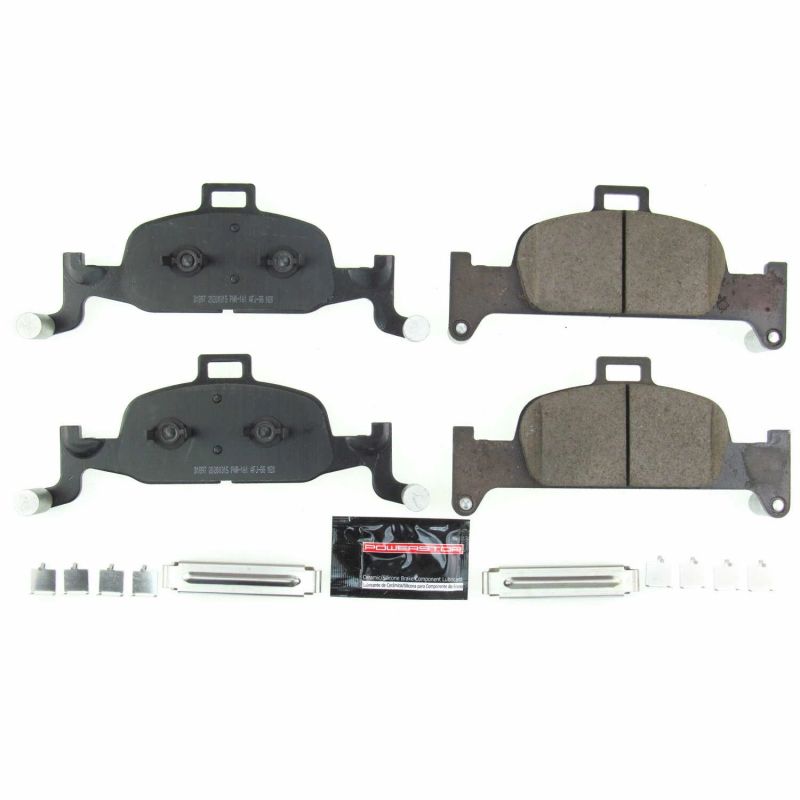 Power Stop 17-18 Audi A4 Front Z23 Evolution Sport Brake Pads w/Hardware-Brake Pads - Performance-PowerStop