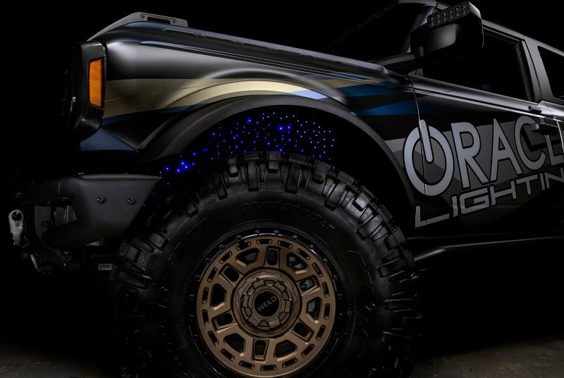 Oracle Lighting Fiber Optic Wheel Liner ColorSHIFT RGBW Kit-40W LED/600 Fibers-Light Accessories and Wiring-ORACLE Lighting