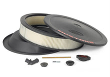Load image into Gallery viewer, Ford Racing Air Cleaner Kit - Black Crinkle Finish w/ Red Mustang Emblem Ford Racing