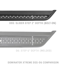 Load image into Gallery viewer, Go Rhino 2021+ Ford Bronco Dominator Extreme Side Steps w/Brackets - Textured Black Go Rhino