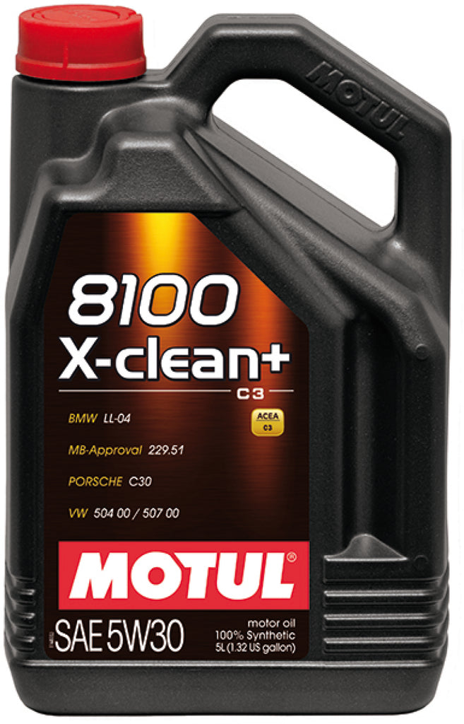 Motul 5L Synthetic Engine Oil 8100 5W30 X-CLEAN Plus Motul
