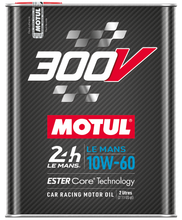 Load image into Gallery viewer, Motul 2L Synthetic-ester Racing Oil 300V Le Mans 10W60 10x2L Motul