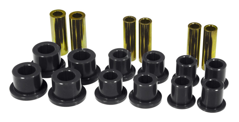 Prothane 99-04 Ford F250/350 SD 2/4wd Front Leaf Spring Bushings - Black-Bushing Kits-Prothane