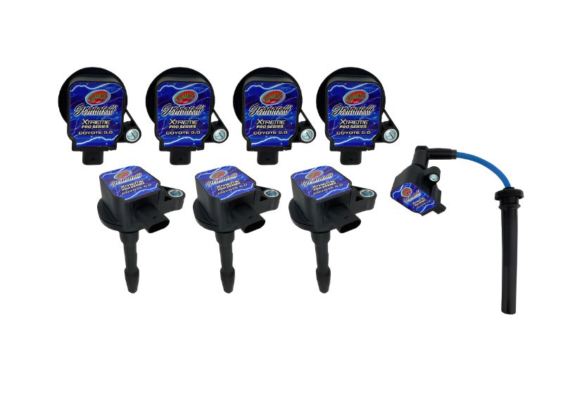 Granatelli 18-23 Ford 5.0L 4V Hi-Perf Coil-On-Plug Wire Conn Kit w/Coil Packs- Blue (65K Volt) Granatelli Motor Sports