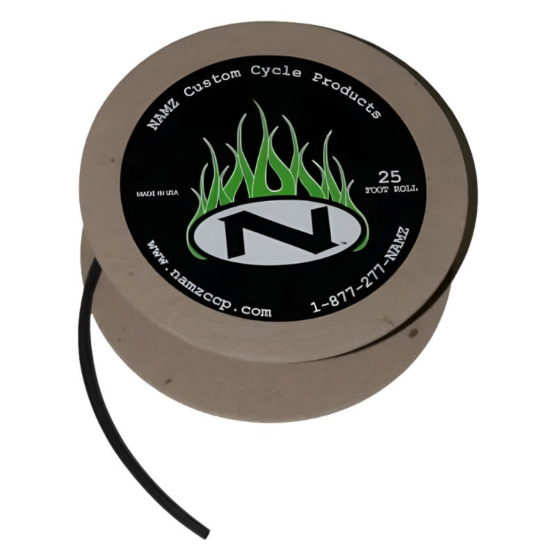 NAMZ Black Heatshrink 2-1 Ratio 25ft. Spool (1/8in. ID) NAMZ