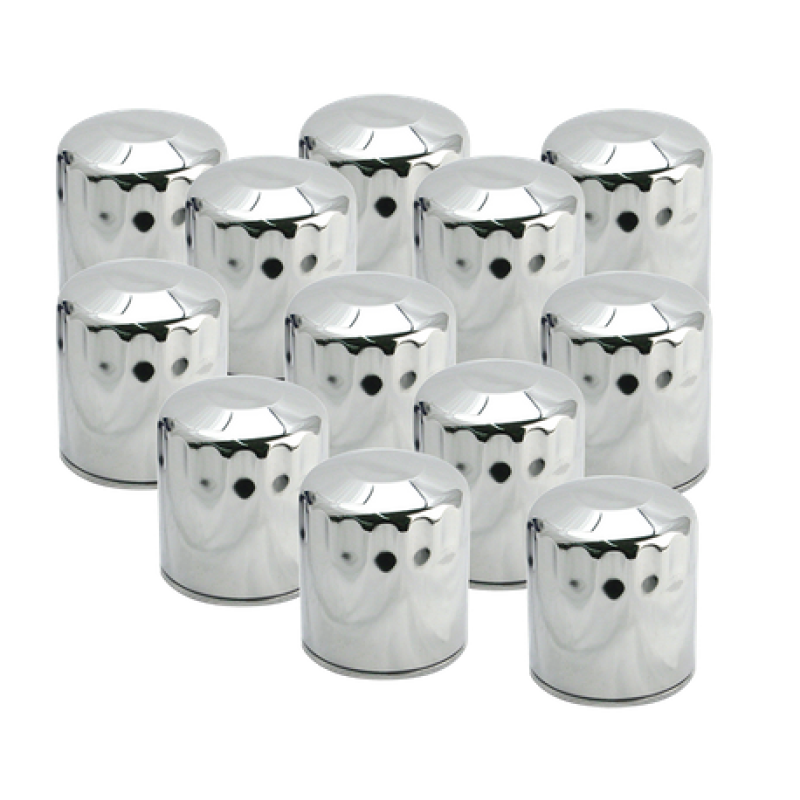 S&S Cycle 99-18 BT/2017+ M8/X-Wedge Chrome Oil Filter - 12 Pack S&S Cycle