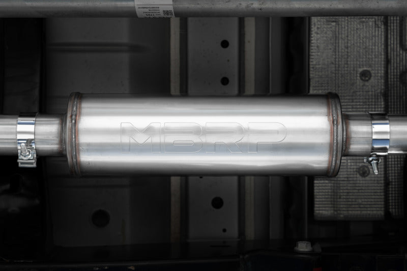 MBRP 2023+ Chevy Colorado/GMC Canyon Aluminized Steel 3in Cat-Back Single Side Exit - Black-Catback-MBRP
