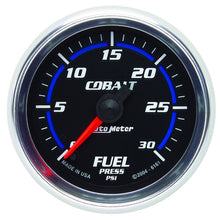 Load image into Gallery viewer, Autometer Cobalt 52mm 0-30 PSI Full Sweep Electronic Fuel Pressure Gauge-Gauges-AutoMeter