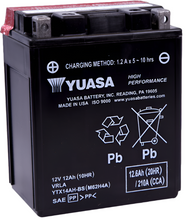 Load image into Gallery viewer, Yuasa YTX14AH-BS High Performance AGM 12 Volt Battery (Bottle Supplied)-Batteries-Yuasa Battery