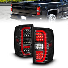 Load image into Gallery viewer, ANZO 14-18 GMC Sierra 1500 Full LED Taillights Black Housing Clear Lens (w/C Light Bars) ANZO