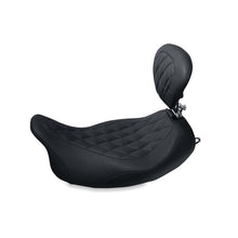 Load image into Gallery viewer, Mustang 08-21 Harley Rd King, 06-07 Str Glide 1906-07,00-05 Eagle Touring Solo Seat Diamond - Black Mustang Motorcycle