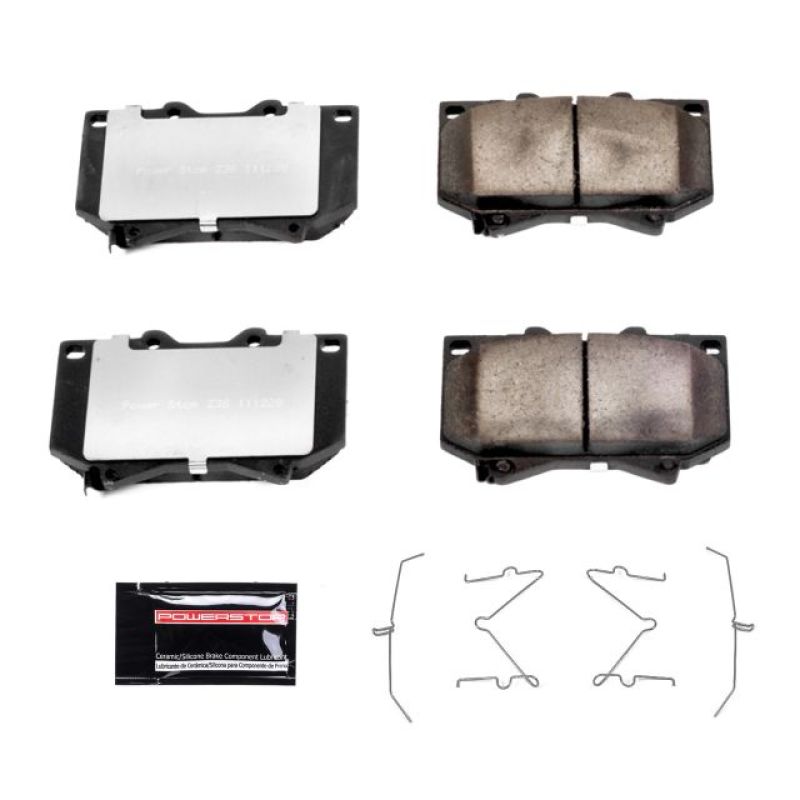 Power Stop 01-03 Toyota Sequoia Front Z36 Truck & Tow Brake Pads w/Hardware-Brake Pads - Performance-PowerStop
