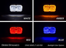 Load image into Gallery viewer, Diode Dynamics Stage Series 2 In LED Pod Sport - White Flood Flush RBL (Pair) Diode Dynamics