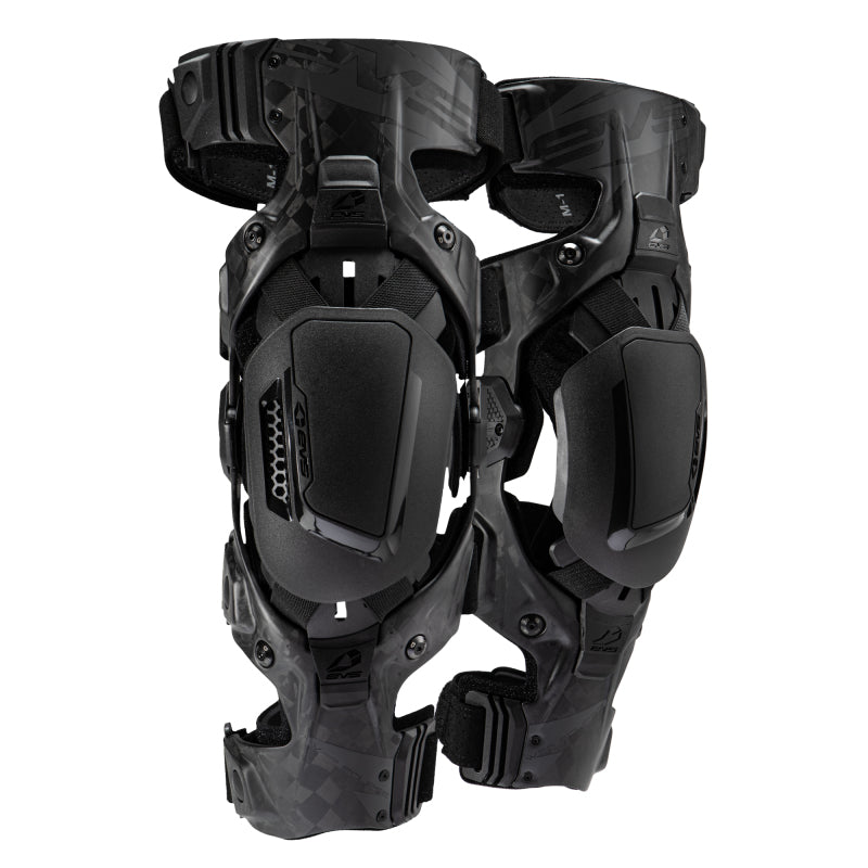 EVS Web Eclipse Knee Brace Black Pair - Medium-Body Protection-EVS