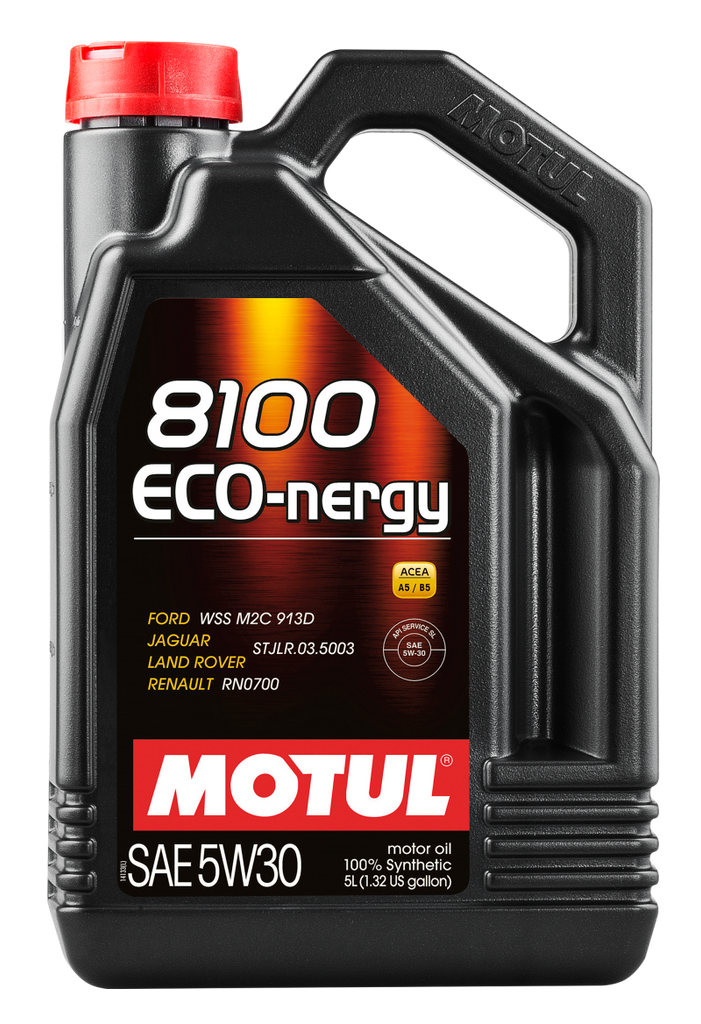 Motul 5L Synthetic Engine Oil 8100 5W30 ECO-NERGY - Ford 913C - Black Ops Auto Works