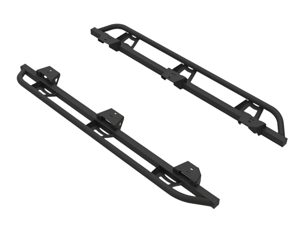 N-Fab Trail Slider Steps 18-20 Jeep Wrangler JL 4 Door SUV - SRW - Textured Black N-Fab