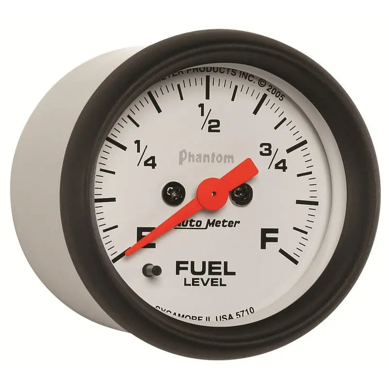 Autometer Phantom 52mm Full Sweep Electronic Fuel Level Programmable Empty-Full Range AutoMeter