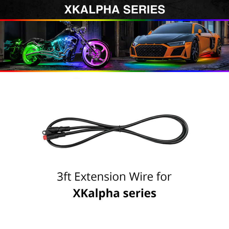 XK Glow 5pin Extension Wire Xkalpha - 12 Ft-Wiring Connectors-XKGLOW