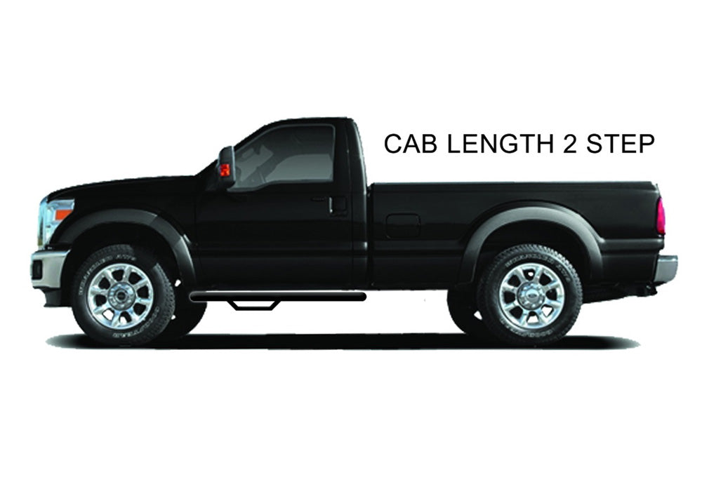 N-Fab Nerf Step 19-20 Chevy/GMC 1500 Regular Cab - Cab Length - Tex. Black - Black Ops Auto Works