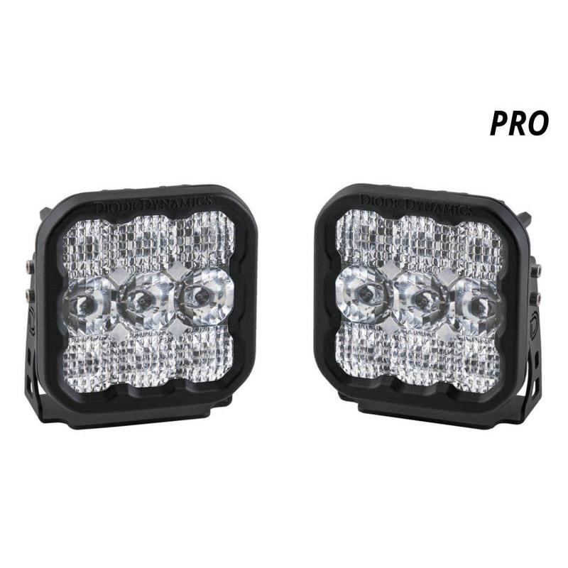 Diode Dynamics SS5 LED Pod Pro - White Driving (Pair)-Light Accessories and Wiring-Diode Dynamics-691025935066-