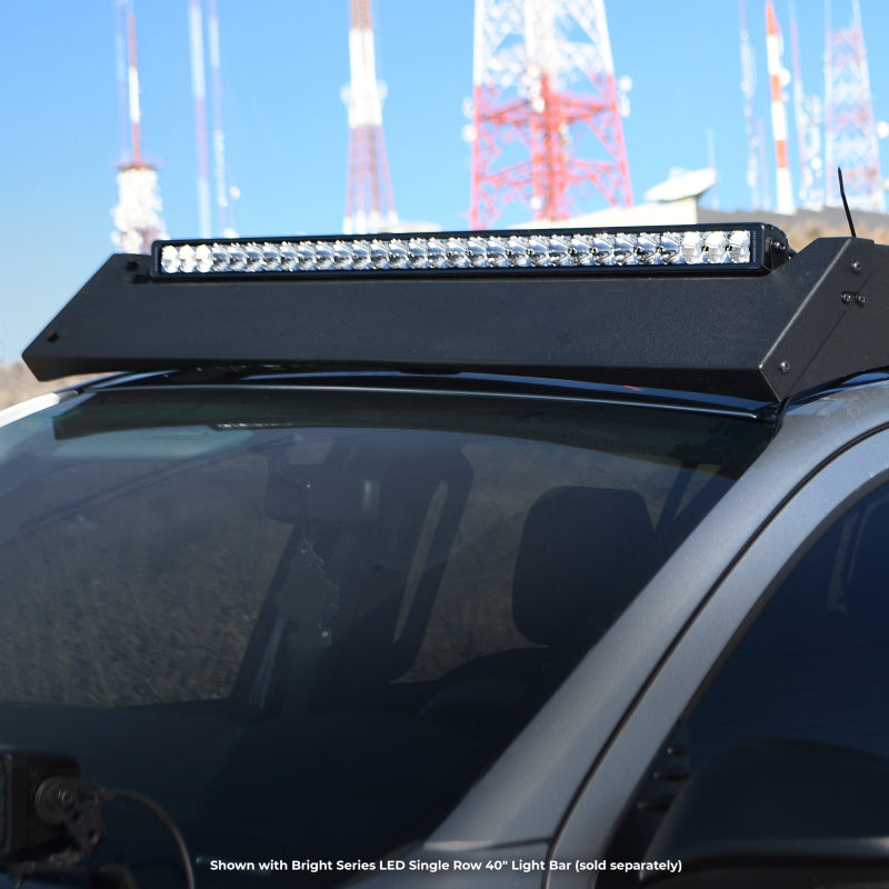 Go Rhino 19-21 Toyota Tundra CrewMax Ceros Low Profile Roof Rack - Tex. Blk-Roof Rack-Go Rhino