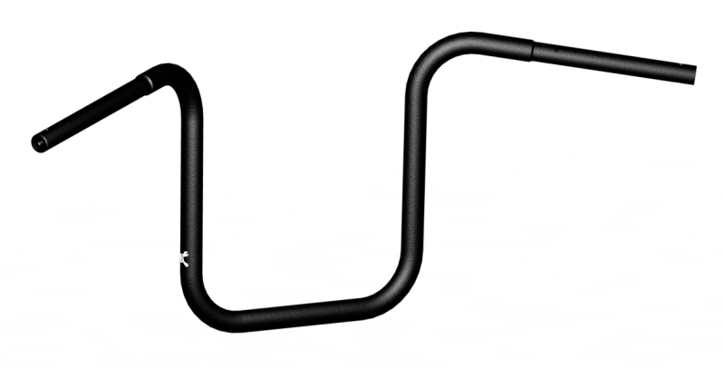 Burly Brand Ape Hanger 12in - Black Burly Brand