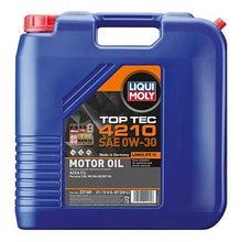 Load image into Gallery viewer, LIQUI MOLY 20L Top Tec 4210 Motor Oil SAE 0W30 LIQUI MOLY