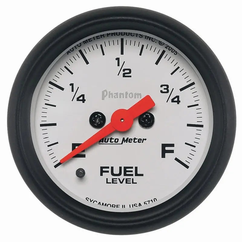Autometer Phantom 52mm Full Sweep Electronic Fuel Level Programmable Empty-Full Range AutoMeter