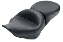 Load image into Gallery viewer, Mustang 97-07 Harley Road King, 06-07 Street Glide, 00-05 Eagle Std Touring Pass Seat - Black Mustang Motorcycle