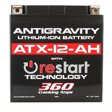 Load image into Gallery viewer, Antigravity YTX12B-BS Lithium Battery w/Re-Start Antigravity Batteries