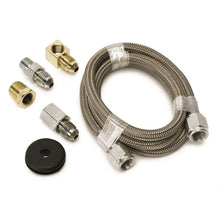 Load image into Gallery viewer, Autometer #4 Braided SS Line (-4AN) 3ft 1/8in NPT Fittings AutoMeter
