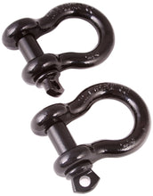 Load image into Gallery viewer, Rugged Ridge Black 7/8th Inch D-Shackles Rugged Ridge