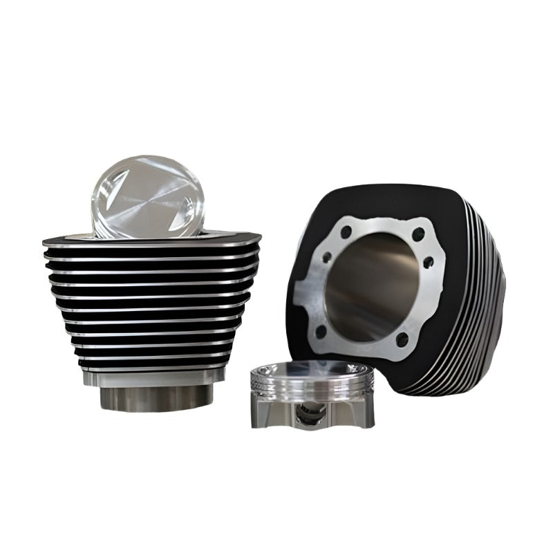 S&S Cycle 07-17 BT Models 110in Sidewinder Big Bore Kit - Wrinkle Black S&S Cycle