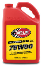 Load image into Gallery viewer, Red Line 75W90 GL-5 Gear Oil - Gallon Red Line