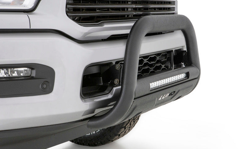 Lund 08-17 Toyota Sequoia Bull Bar w/Light & Wiring - Black-Bull Bars-LUND