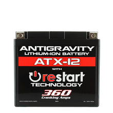 Load image into Gallery viewer, Antigravity YTX12 Lithium Battery w/Re-Start-Batteries-Antigravity Batteries