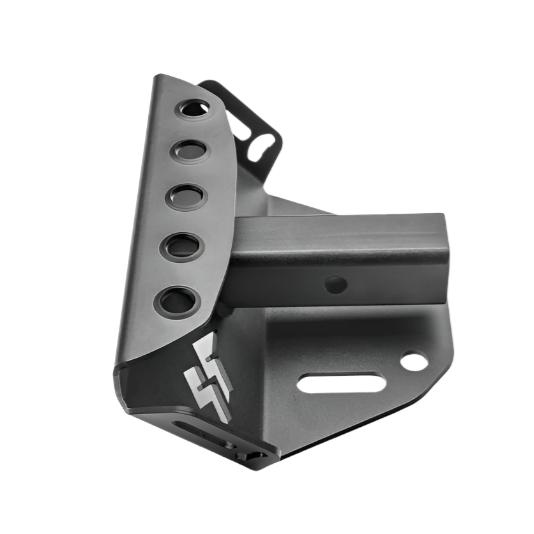 Rugged Ridge 07-23 Jeep Wrangler JK/JKU/JL/JLU & 20-23 Gladiator Hitch Skid Plate 2in. Rec - Tex Blk Rugged Ridge