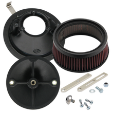 Load image into Gallery viewer, S&amp;S Cycle 36-92 BT/57-90 Sportster Models w/ Super E/G Carbs Universal Stealth Air Cleaner Kit S&amp;S Cycle