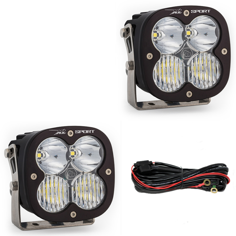 Baja Designs Jeep JL/JT Rubicon Steel Bumper LED Light Kit XL Sport Baja Designs