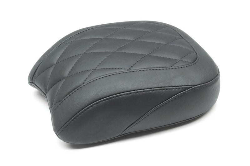 Mustang 18-21 Harley Low Rider, Sport Glide Wide Tripper Passenger Seat Diamond Stitch - Black Mustang Motorcycle